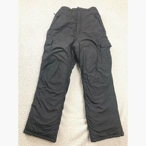 Weather Control Snow Pants Youth XL 18-20 Black Insulated Cargo Winter Ski